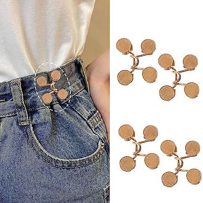 Adjustable Jeans Button Pin，No Need to Sew Jeans Button Needles