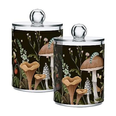 HomeyHoney Glass Candy Jars with Airtight Lids for Candy Buffet, with  Handmade Porcelain Flower, Decorative Glass Canisters for kitchen (22 oz,  Set of