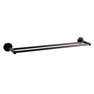 Design House 582759-MB Kelton Double Towel Bar Matte Black