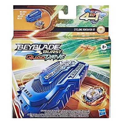  BEYBLADE Burst QuadDrive Stone Linwyrm L7 Spinning Top Starter  Pack - Stamina/Balance Type Battling Game with Launcher, Toy for Kids :  Toys & Games