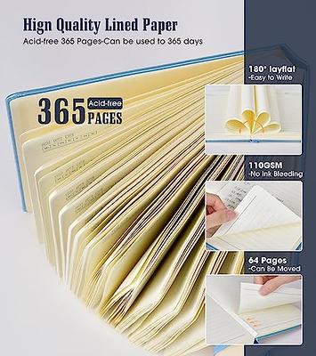 Lined Journal Notebook -365 Pages A5 Thick Journals for Writing