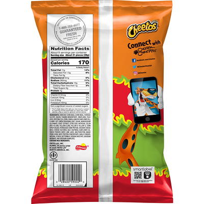 Cheetos FLAMIN HOT PUFFS Cheese Flavored Snacks Chips 8oz (3 Bags