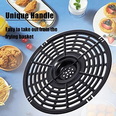 Air Fryer Grill Pan Cooking Pan Rack Air Fryers Crisper Plate Non-Stick Fry  Pan Cooking Divider Kitchen Air Fryer Accessories