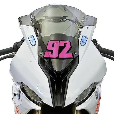 4 Race Number Decal / Sticker 3 color