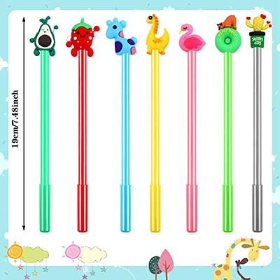 SANNIX 50 Pieces Cartoon Cute Gel Ink RollerBall Pens Bulk Assorted Styles  Novelty Writing Pen for Kids Gift School Office Home Supplies Present -  Yahoo Shopping