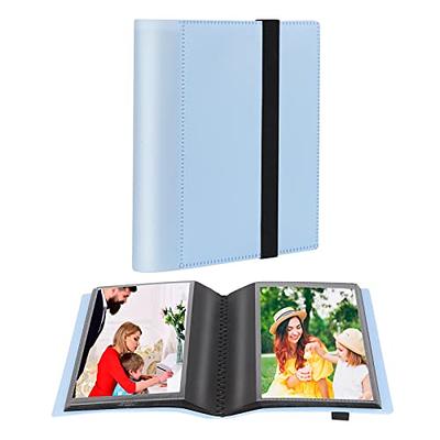 Photo Album 4x6 120 Photos, Leather Photo Albums with Writing