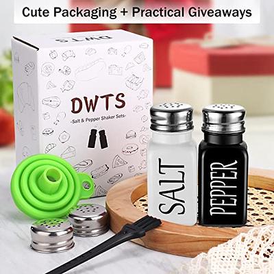 Salt and Pepper Shakers Set -DWTS DANWEITESI Cute Salt Shakers