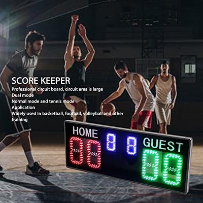 Tabletop Scoreboard Score Keeper for Basketball Indoor Outdoor Sports