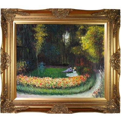 Vault W Artwork Claude Monet Woman In The Garden Impressionist Art