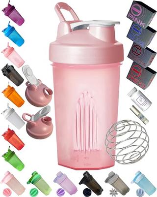 EBAT Shaker Bottle in Cute Pink (Lid & Cup) w. Classic Loop Hook,Leak  Proof,Scale of 12 OZ/400 ML,A Small Stainless Whisk Blender,BPA  Free,Certified PP5,Dishwasher Safe (Other Color-Style Available) - Yahoo  Shopping