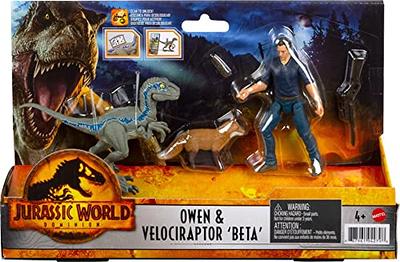 Mattel Jurassic World Dominion Human and Dino Pack, Owen & Velociraptor  Beta Action Figure Toys and Accessories - Yahoo Shopping