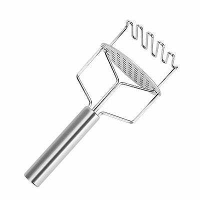 Joyoldelf Heavy Duty Stainless Steel Potato Masher, Professional Integrated  Masher Kitchen Tool & Food Masher/Potato Smasher with Silicone Handle,  Perfect for Bean, Vegetable, Fruits, Avocado, Meat - Yahoo Shopping