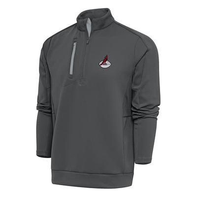 San Francisco 49ers Antigua Tonal Logo Big & Tall Generation Quarter-Zip  Pullover Top - Black