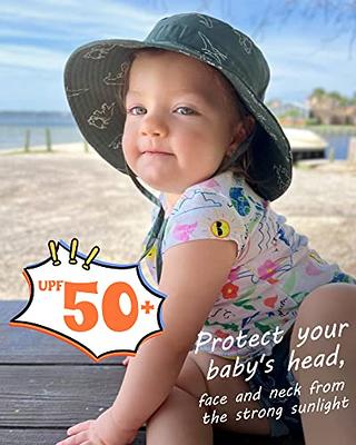 Summer Baby Sun Hat for Girls Boys Outdoor Beach Hat Kids Bucket Cap  0-6Years