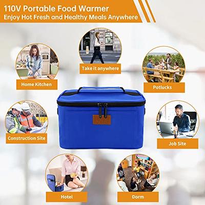  Aokoka Electric Lunch Box 75W Food Heater 12V 24V 110V