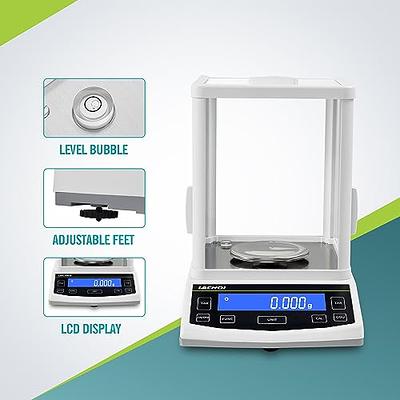 RESHY Lab Scale 3000gx0.01g with Calibration Weight High Precision Digital Gram Scale 0.01g Accuracy 10 Units, Tare,Count,for Laboratory,Food