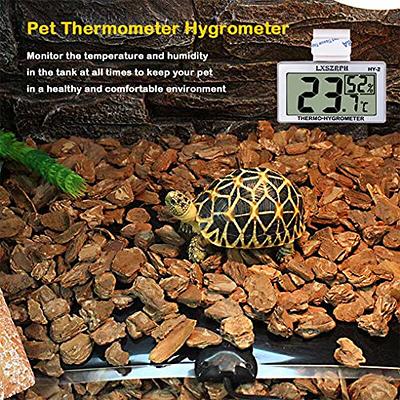 GXSTWU Reptile Hygrometer Thermometer LCD Display Digital Reptile Tank  Hygrometer Thermometer with Hook Temperature Humidity Meter Gauge for  Reptile Tanks, Terrariums, Vivarium (2 Packs) - Yahoo Shopping