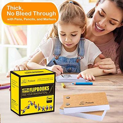  Flip Book Kit with A4 Light Pad - Includes 240 Sheets Flip Book  Paper with Screws for Drawing and Tracing. Animation Kit Paper/Blank Flip  Books for A4 Flipbook Kit for Kids
