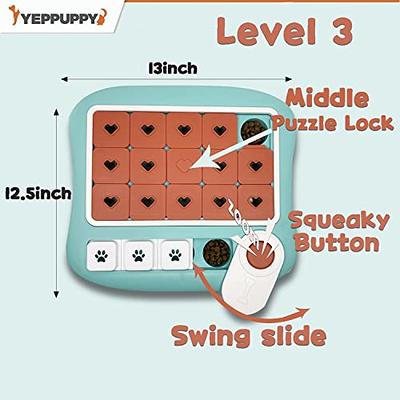 YEPPUPPY Level 4 Smart Interactive Puzzle Toy Game for Dogs - Boredom  Buster with Slow Feeder, IQ Training, Enrichment, and Anxiety Relief - Keep  Your