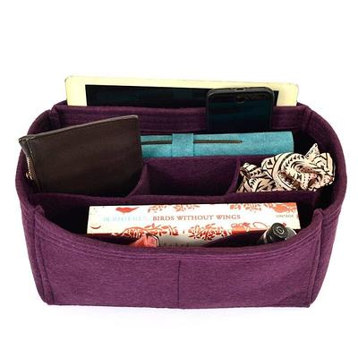 WADORN Felt Handbag Organizer Insert for LV Alma BB, Shell Shaper Tote Bag  Organizer Portable Felt Liner Tidy Organizer Bag in Bag Multiple