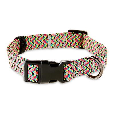 Vibrant Life Chevron Reflective Adjustable Dog Collar, M - Yahoo Shopping