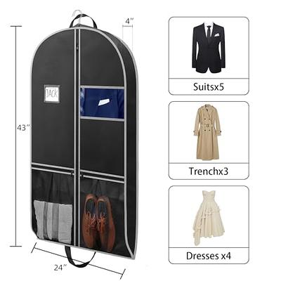 Mancro Garment Bags for Travel, Large Travel Suit Bag for Men  Women with Shoulder Strap, Wrinkle Free Carry On Garment Bags for Hanging  Clothes, Business Foldable Hanging Luggage Bag for