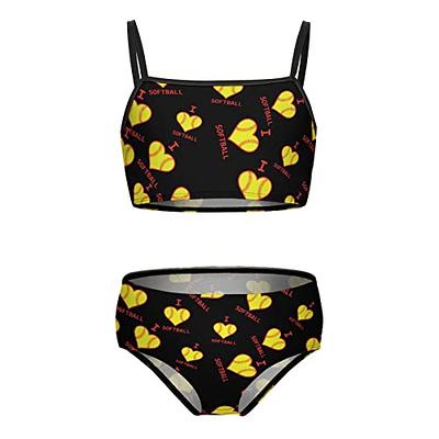  MIENOE Teen Girls Swimsuits Two-Piece Sports One