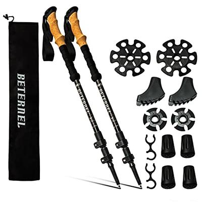 Wakeman Set of 2 Foldable Hiking Poles Hiking Gear for Women, Men