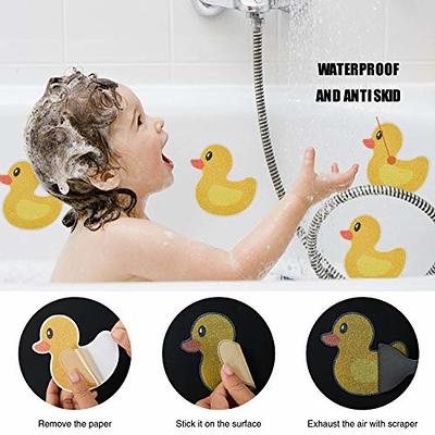 Anti Slip Shower Stickers 24 PCS Safety Bathtub Strips Adhesive Decals with  Premium Scraper for Bath Tub Shower Stairs