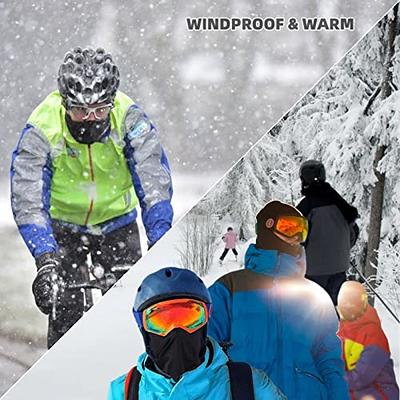 Winter Face Mask for Men & Women, 2 Pack Black Windproof Ski Mask, Outdoor  Cycling Skateboard Balaclava Face Mask