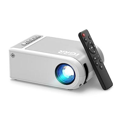  Mini Projector with WiFi and Bluetooth, 1080P Supported iPhone  Projector with Projector Stand, Portable Movie Projector for Home  Theater/Outdoor, Compatible with iOS/Android/Laptop/TV Stick/HDMI/PS5 :  Electrónica