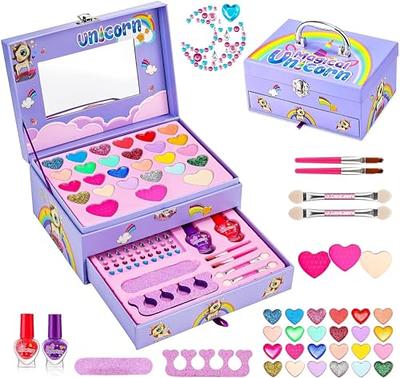 Dropship Kids Washable 21 Pcs Makeup Toy Set Girls Toys; 21 Pcs Makeup Toy  Set; Christmas Birthday Gift; Blue to Sell Online at a Lower Price