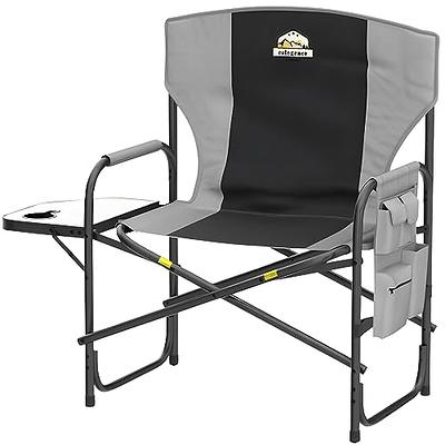 Heavy Duty Camping Directors Chairs Supports 400Lbs for Adults