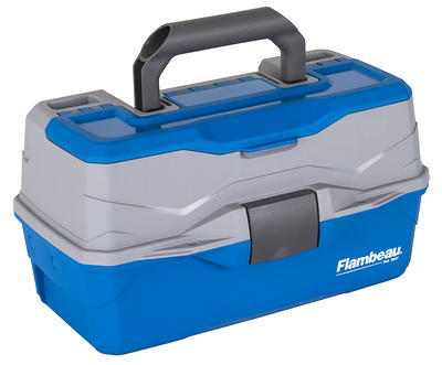 Flambeau Outdoors, 6382TB Classic Two Tray Fishing Tackle Box, Blue,  Plastic, 14 inches long - Yahoo Shopping