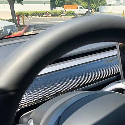 VXDAS Tesla Model 3 / Y Dashboard Cover Wrap Real Carbon Fiber