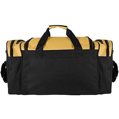 DALIX 20 Sports Duffle Bag w Water Bottle Mesh and Valuables