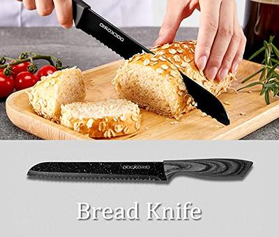 Knives Set Serrated Stainless Steel Steak Kitchen Chef Cutlery Sharp Knifes