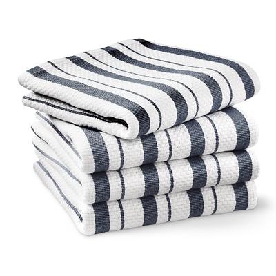 T-Fal Dual Terry Stripe Navy 2-pc. Kitchen Towel, Color: Navy - JCPenney