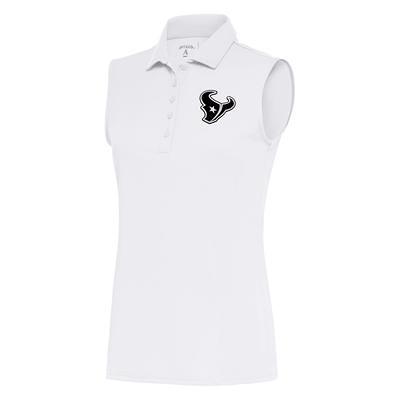 Antigua Women's Jacksonville Jaguars Tribute Sleeveless Black Performance  Polo