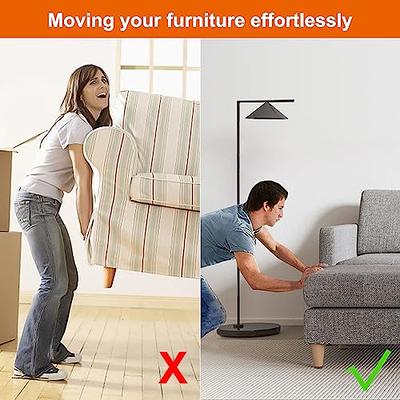 Kayzn Furniture Sliders for Carpet,8 Pack 3 1/2 Reusable
