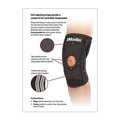  KARM Plus Size Knee Brace for Knee Pain Plus Size Women and Men  - Adjustable Knee Brace with Side Stabilizers. Knee Support for Meniscus  Tear and Arthritis (4XL/5XL/6XL Black) : Health