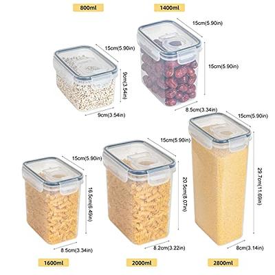 Extra Large Food Storage Containers with Lids Airtight (6.5L