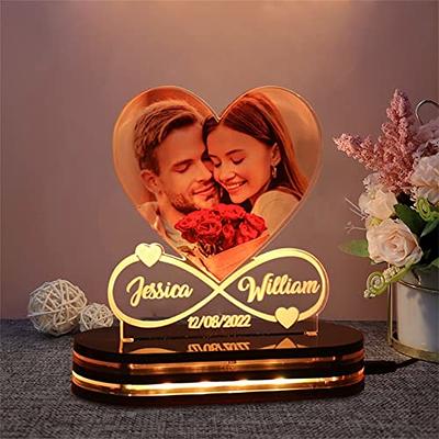 Together Since - Couple Personalized Custom Heart Shaped Acrylic