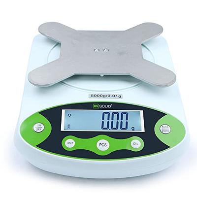  Digital Weighing Scale, 5000g 0.01g 100-240V Digital Precision  Scale Lab Weighing Electronic Balance Jewelry Scales for Accurate Gram,  Kitchen(US) : Industrial & Scientific