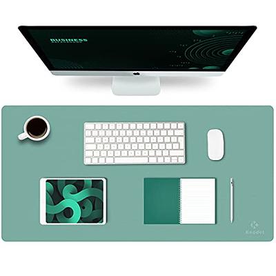 K KNODEL Desk Mat, Mouse Pad, 23.6 x 13.8, Light Blue