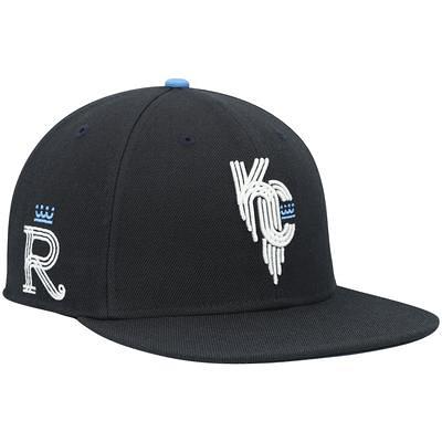 Youth New Era Navy Kansas City Royals 2022 City Connect 9FIFTY Snapback Adjustable Hat