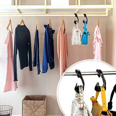 Amazon.com: Bag-a-Vie Purse Hanger for Closet - Handbag Organizer Hooks for  Hanging Bags & Purses, Protecting Bag Shape & Organizing Space (3 Hangers,  Black Plastic) : Clothing, Shoes & Jewelry