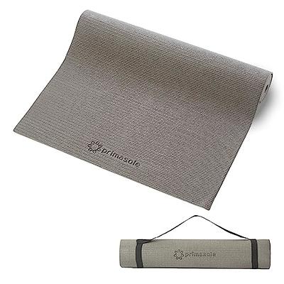 Gaiam Essentials Premium Yoga Mat with Yoga Mat Carrier Sling (72L X 24W  X 1/4