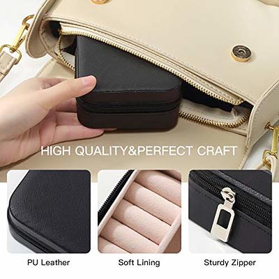 Cool Girls Chain Small Square Shoulder Bag Black PU Leather Women