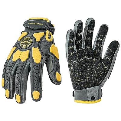 Anti Vibration Gloves, Sbr Padding, Tpr Protector Impact Gloves, Men  Mechanic Work Gloves - Temu